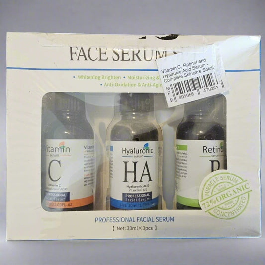 Vitamin C +Retinol+ Hyaluronic Acid Extract Face Serum - NEW!