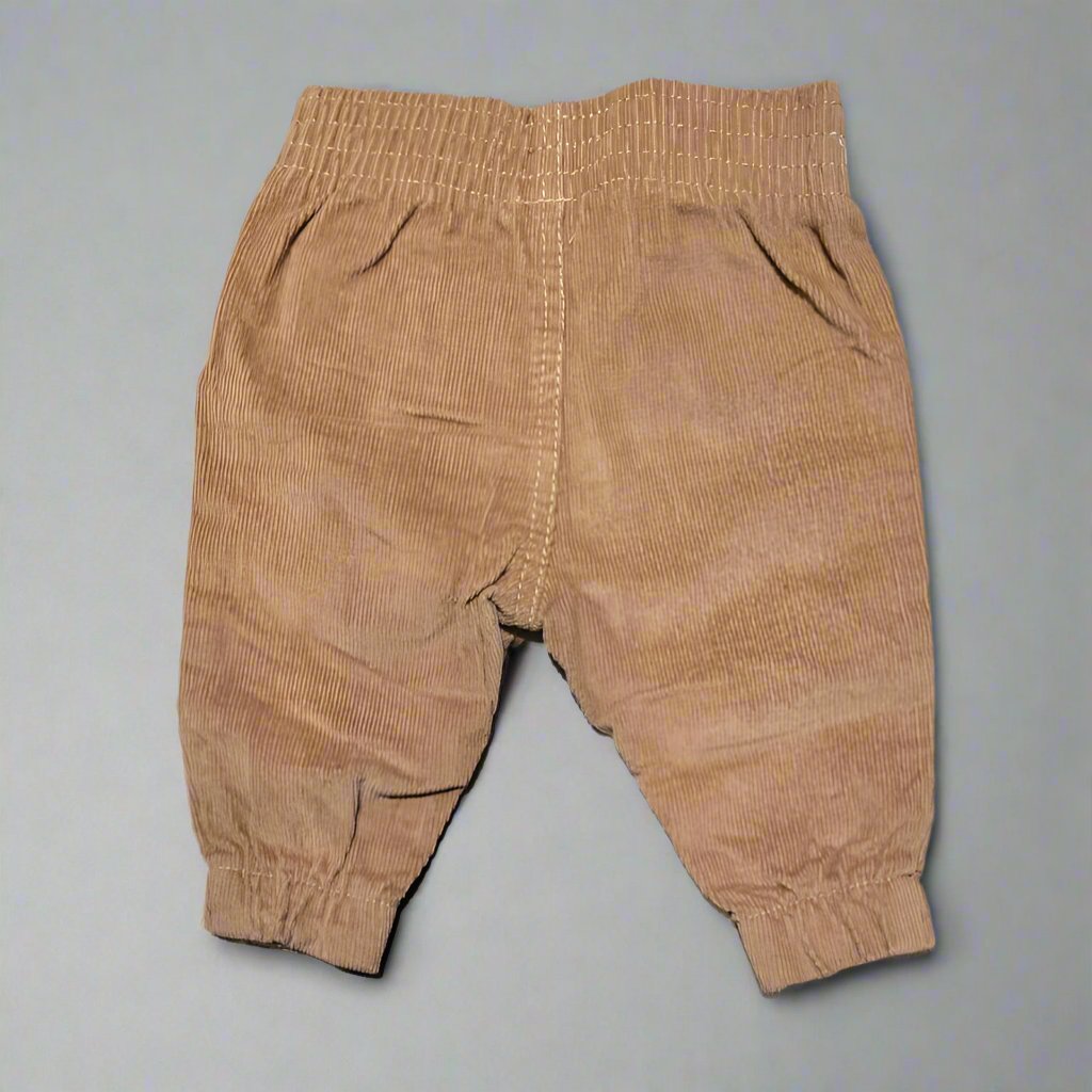 3-6 Months Khaki Corduroy Pants