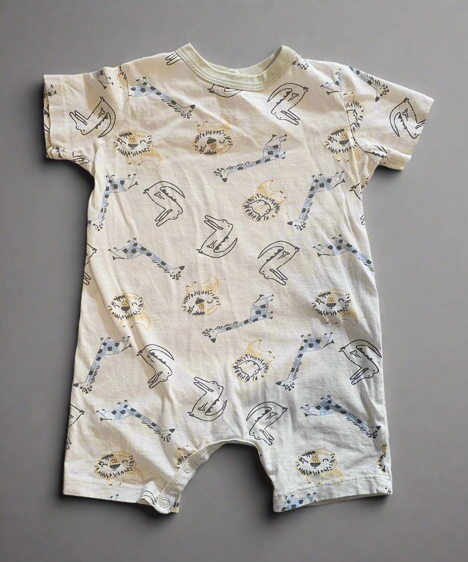 12-18 Months WooliesBabe WildLife Boy Romper